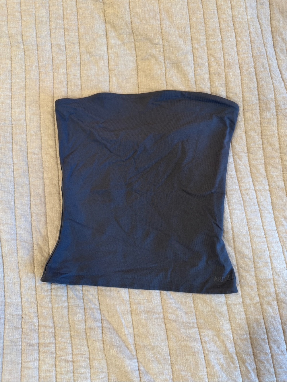 Aritzia Dark Grey Strapless Tube Camisole